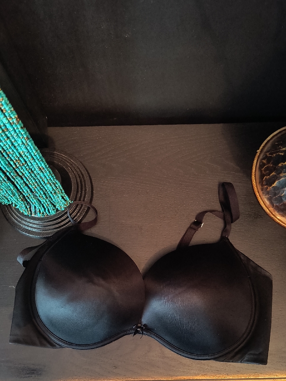 Vintage Victoria's Secret Black Smooth Bra - Black